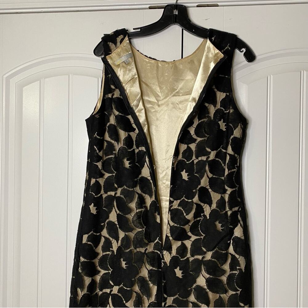 Liv by Habitat Women’s Size 12 Sleeveless Black Lace Overlay LBD Cocktail Dress - Picture 6 of 11